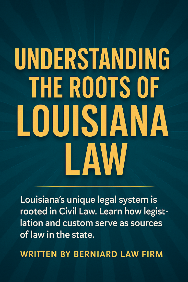 The Two Pillars of Louisiana Law: Legislation \u0026 Custom Explained (CC Arts. 1-3) \u2014 Louisiana ...